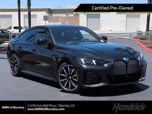 Black Sapphire Metallic 2025 BMW i4 Gran Coupe eDrive40