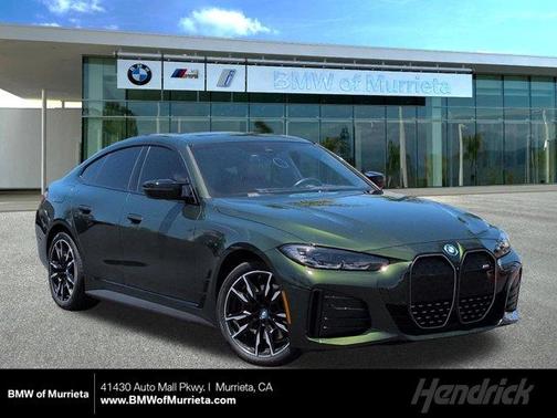 San Remo Green Metallic 2024 BMW i4 Gran Coupe M50