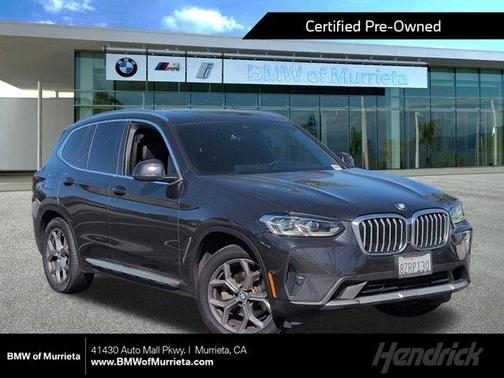 Dark Graphite Metallic 2022 BMW X3 sDrive30i