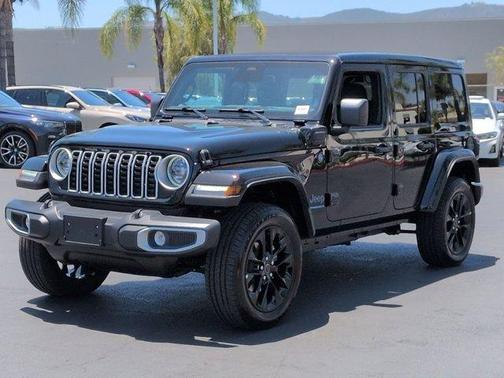 Black Clearcoat 2025 Jeep Wrangler 4xe Sahara