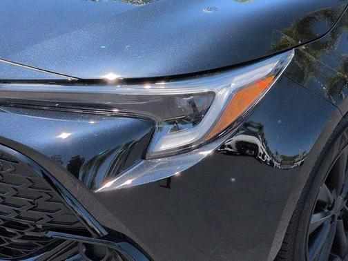 Midnight Black Metallic 2025 Toyota Corolla Hatchback SE