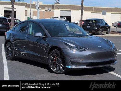 Midnight Silver 2023 Tesla Model 3 Performance