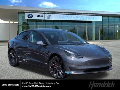 Midnight Silver 2023 Tesla Model 3 Performance
