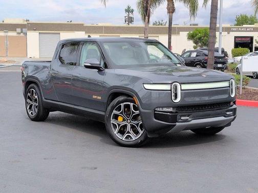 Gray 2023 Rivian R1T Adventure Quad Motor Large Pack