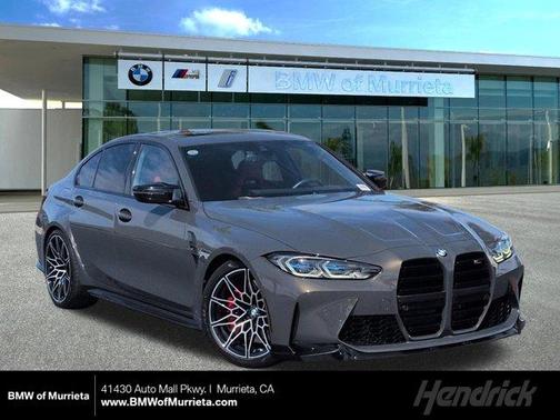 Gray Metallic 2024 BMW M3 Competition