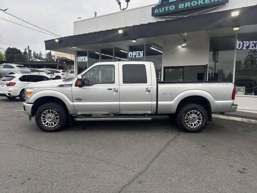 Ingot Silver Metallic 2014 Ford F-350 Platinum