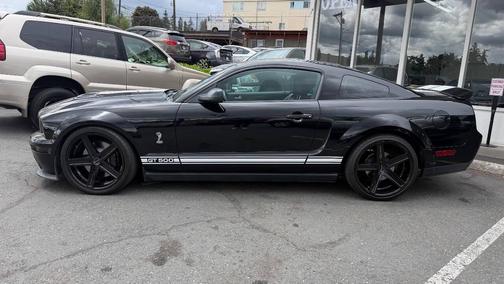 Ebony Clearcoat 2008 Ford Shelby GT500 Base