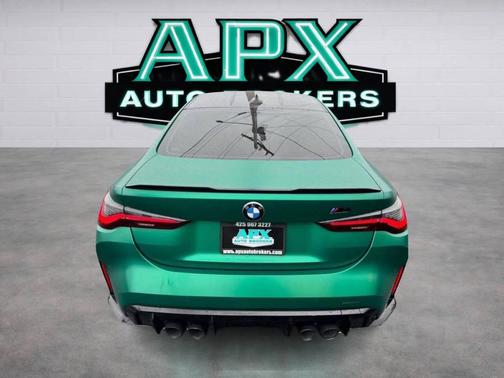 Isle of Man Green Metallic 2021 BMW M4 Competition