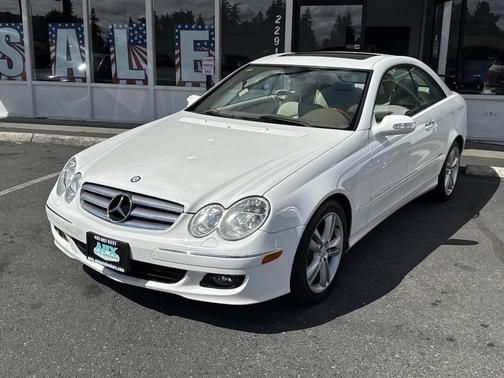 Alabaster White 2006 Mercedes-Benz CLK-Class 350
