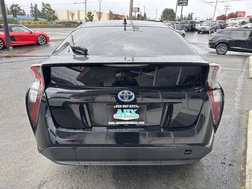 Midnight Black Metallic 2016 Toyota Prius Three