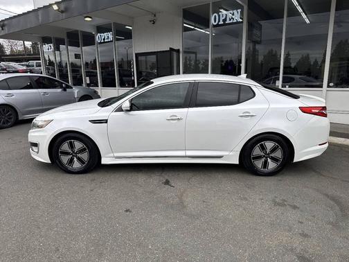 Snow White Pearl 2012 Kia Optima Hybrid EX