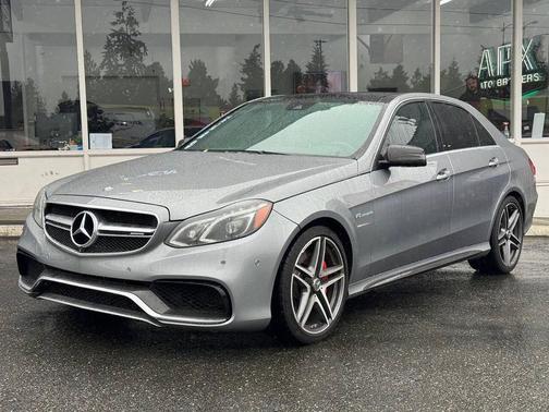 Gray 2014 Mercedes-Benz E-Class S 4MATIC