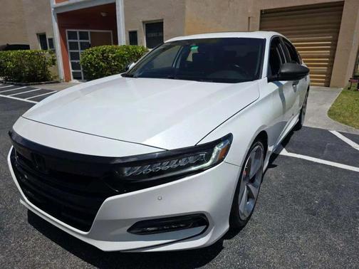 White Orchid Pearl 2019 Honda Accord Touring 2.0T