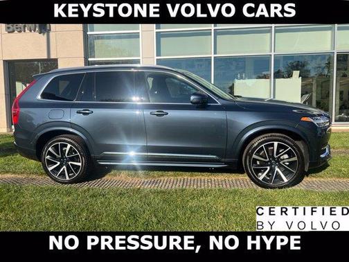 Denim Blue 2024 Volvo XC90 B6 Plus Bright Theme 6-Seater