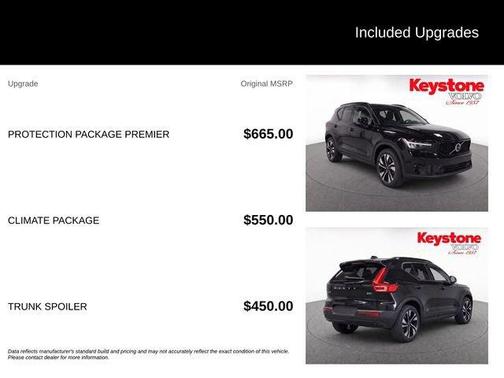 Onyx Black 2026 Volvo XC40 B5 Ultra