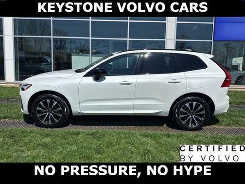 Crystal White 2025 Volvo XC60 B5 Plus