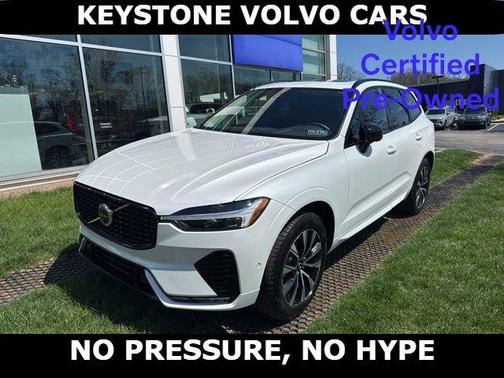 Crystal White 2025 Volvo XC60 B5 Plus