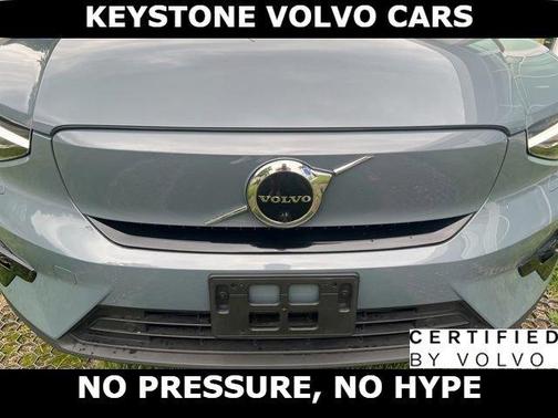 Thunder Gray 2023 Volvo C40 Recharge Pure Electric Twin Ultimate