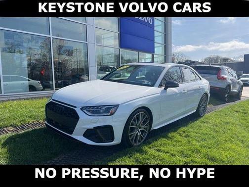 Glacier White Metallic 2021 Audi S4 3.0T Prestige