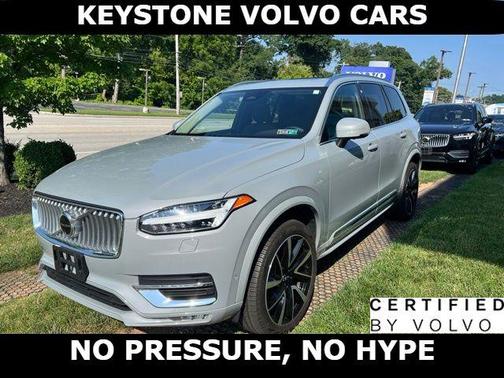 Vapour Grey 2024 Volvo XC90 B6 Plus Bright Theme 7-Seater