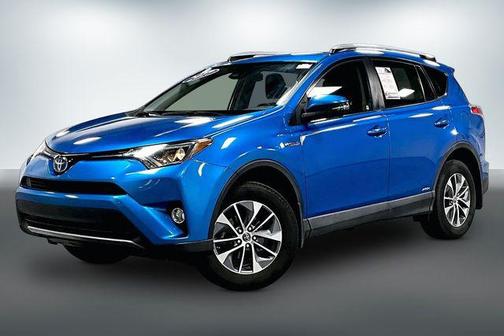 Electric Storm Blue 2017 Toyota RAV4 Hybrid XLE