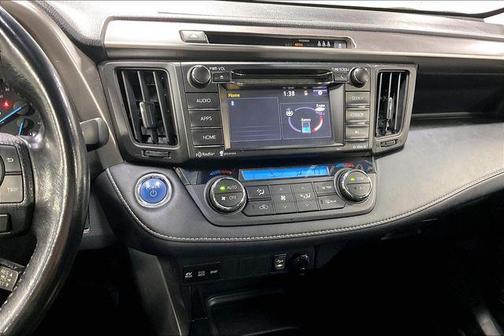 Electric Storm Blue 2017 Toyota RAV4 Hybrid XLE