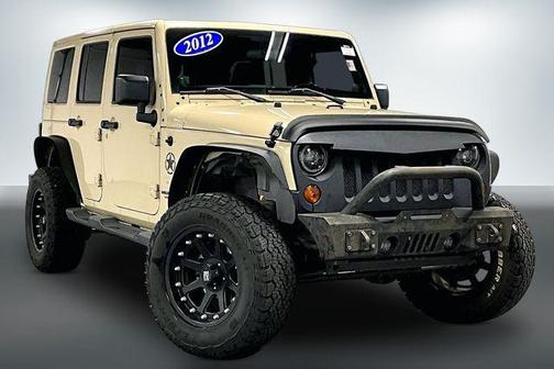 Sahara Tan Clearcoat 2012 Jeep Wrangler Unlimited Sahara