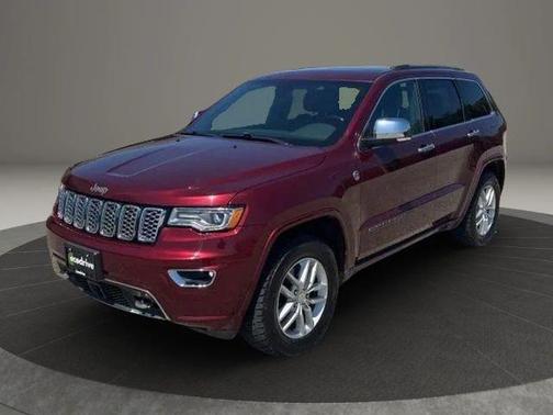 Red 2018 Jeep Grand Cherokee Overland