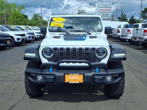 Bright White Clearcoat 2023 Jeep Wrangler 4xe Rubicon 20th Anniversary