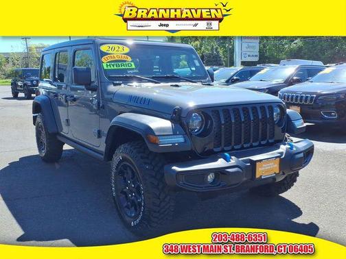 Sting-Gray Clearcoat 2023 Jeep Wrangler 4xe Willys