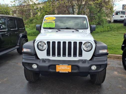 Bright White Clearcoat 2021 Jeep Wrangler Sport