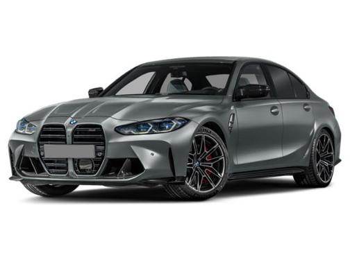 Skyscraper Gray Metallic 2024 BMW M3 Competition xDrive
