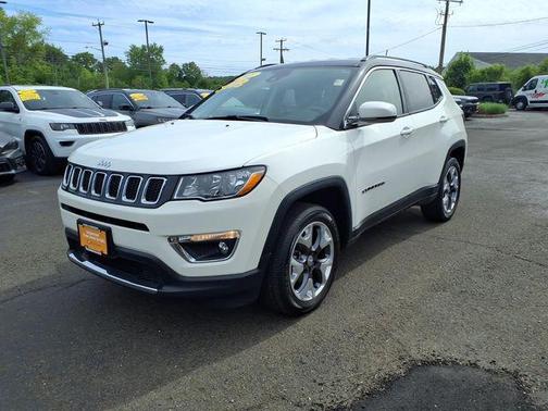 White Clearcoat 2021 Jeep Compass Limited