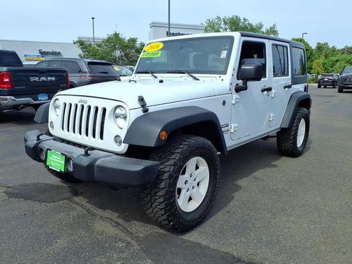 Bright White Clearcoat 2016 Jeep Wrangler Unlimited Sport