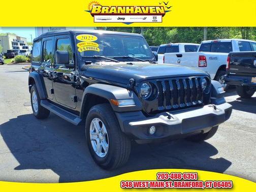 Black Clearcoat 2022 Jeep Wrangler Unlimited Sport