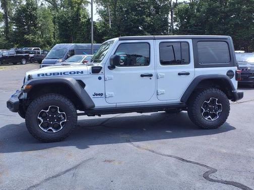 Bright White Clearcoat 2023 Jeep Wrangler 4xe Rubicon