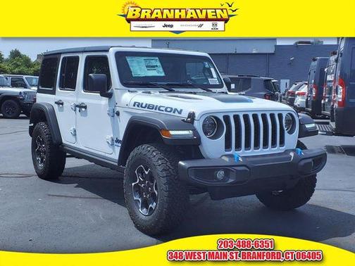 Bright White Clearcoat 2023 Jeep Wrangler 4xe Rubicon
