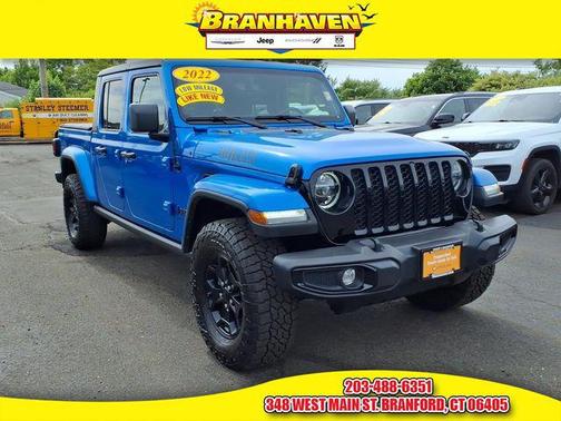 Hydro Blue Pearlcoat 2022 Jeep Gladiator Willys