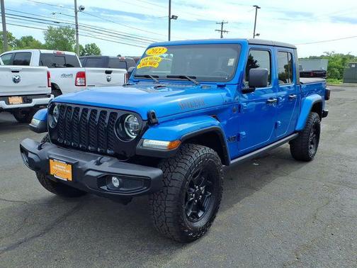 Hydro Blue Pearlcoat 2022 Jeep Gladiator Willys