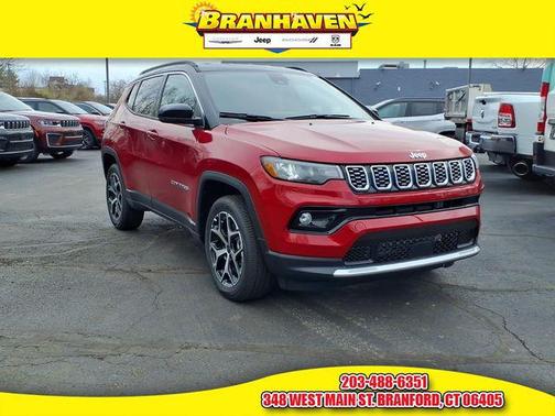 Red Hot Pearlcoat 2026 Jeep Compass Limited