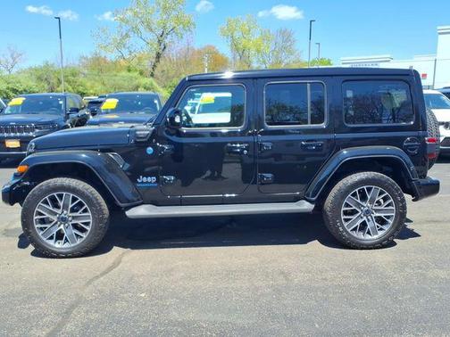 Black Clearcoat 2024 Jeep Wrangler 4xe High Altitude