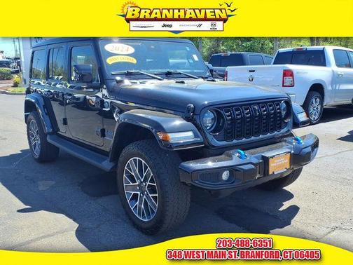 Black Clearcoat 2024 Jeep Wrangler 4xe High Altitude