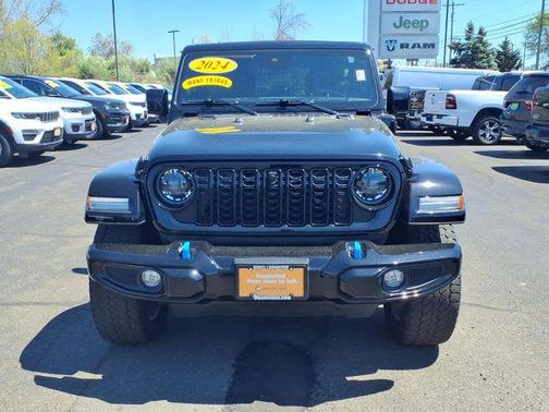 Black Clearcoat 2024 Jeep Wrangler 4xe High Altitude