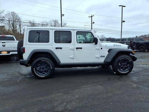 Bright White Clearcoat 2023 Jeep Wrangler 4xe Willys
