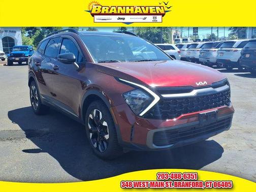 Dawning Red 2023 Kia Sportage X-Line