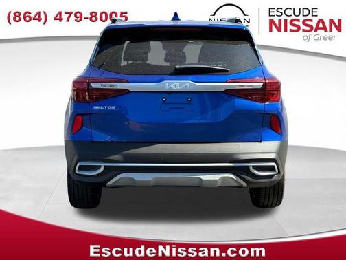 Neptune Blue 2022 Kia Seltos SX Turbo