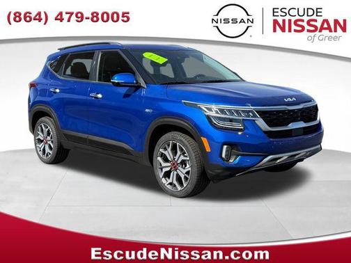 Neptune Blue 2022 Kia Seltos SX Turbo