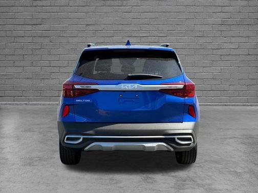 Neptune Blue 2022 Kia Seltos SX Turbo