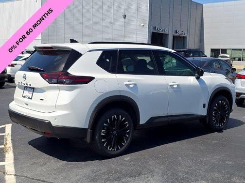 Everest White Pearl Tricoat 2026 Nissan Rogue Dark Armor