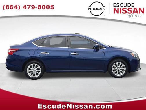 Deep Blue Pearl 2018 Nissan Sentra SV